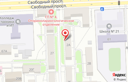 Магазин в Красноярске на карте