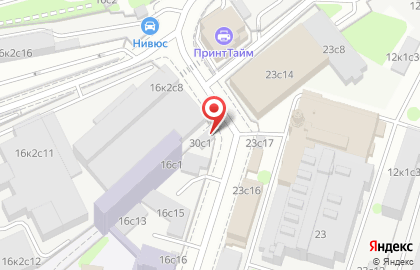 Автосервис Чайка на улице Ленинская Слобода на карте