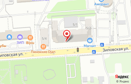 Агентство недвижимости на Зиповской улице на карте