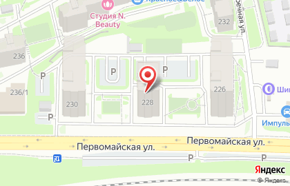 Строящиеся объекты, ООО Краснообск. Монтажспецстрой на Первомайской улице на карте