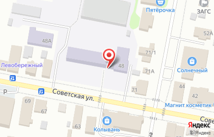 Колыванская средняя общеобразовательная школа №1 на карте