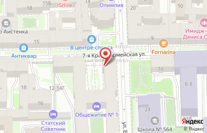 Гостиница Петербургского Государственного Университета Путей Сообщения на карте