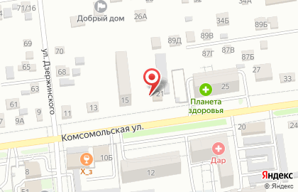 Мастерская по изготовлению памятников Гранит на Комсомольской на карте