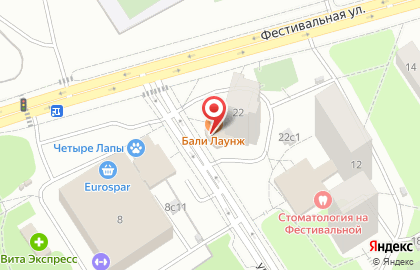 Магазин овощей и фруктов в Москве на карте