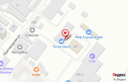 Магазин запчастей для французских автомобилей Франц Маркет в Ленинградском районе на карте