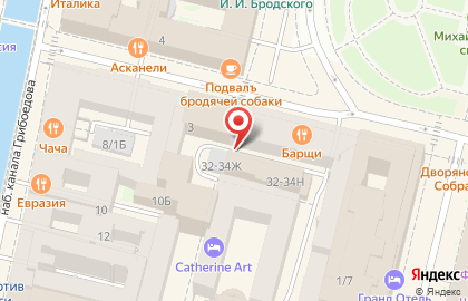 Стриптиз-клуб Zависть TOPLESS BAR в Центральном районе на карте