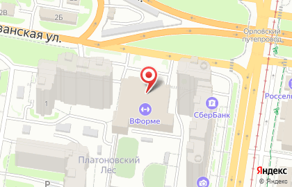 Перекресток на Калужском шоссе на карте