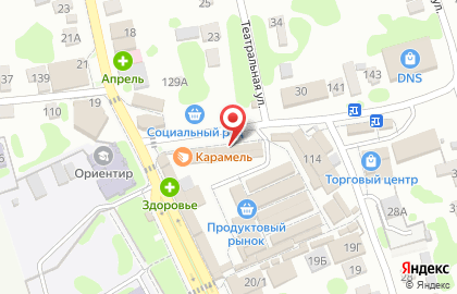 Магазин Цветочный дворик в Краснодаре на карте