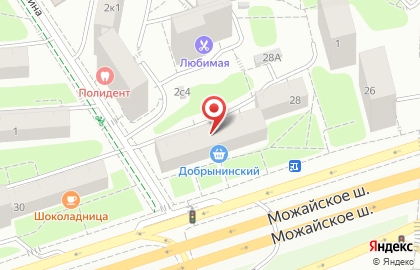 Мясной магазин в Москве на карте