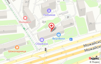 Магазин овощей и фруктов в Москве на карте