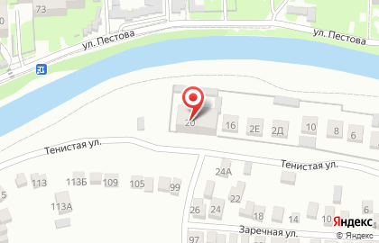 Компания Комфорт Плюс на Тенистой улице на карте