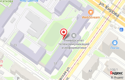 Связь на Гурьевской улице на карте