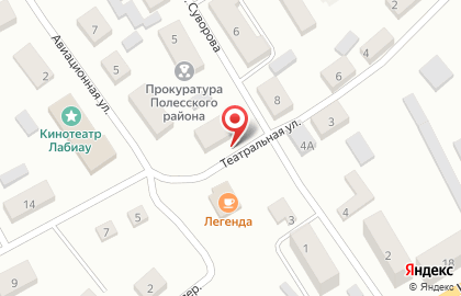Страховой агент на Театральной улице на карте