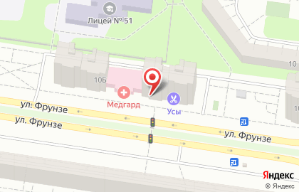 Торгово-сервисная компания Аквилон в Автозаводском районе на карте