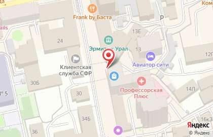 Торгово-сервисная компания СП-Компьютер на площади 1905 года на карте