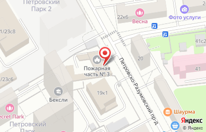 Пожарная часть №3 на карте