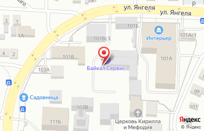 Транспортная компания Байкал Сервис в Центральном районе на карте