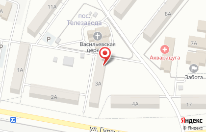 Храм Святого Василия Великого на улице Гуртьева на карте