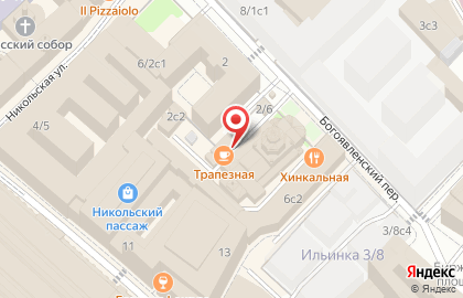 Трапезная в Москве на карте