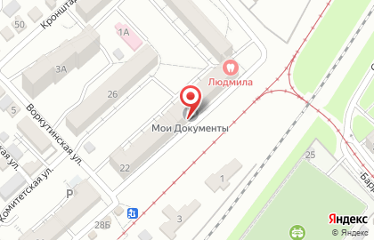 Многофункциональный центр Мои Документы в Ворошиловском районе на карте