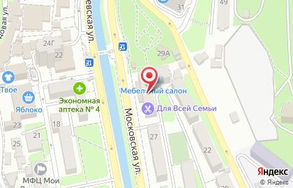 Магазин - кондитерская Вкусно на Московской улице, 29 на карте
