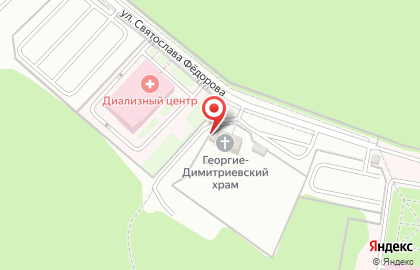 Храм святых великомучеников Георгия Победоносца и Дмитрия Солонского на карте