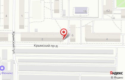 Магазин Аппетит в Крымском проезде на карте