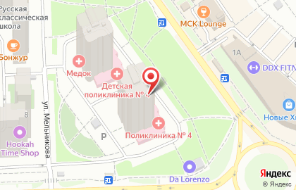 Бюро переводов Московский Центр Переводов на проспекте Мельникова на карте