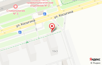 Автостоянка в Кемерово на карте
