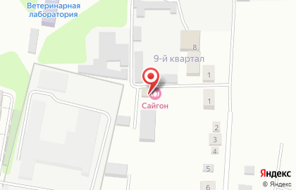 Сауна Сайгон в Красноглинском районе на карте