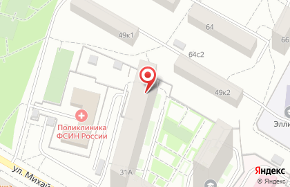 Детский развивающий центр Горница-Узорница на улице Михайлова на карте