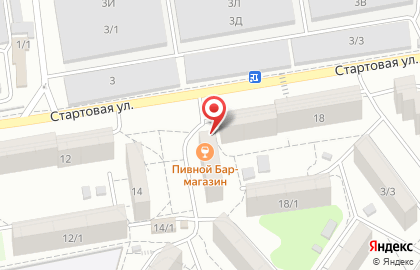 Киоск по продаже печатной продукции РостДонПечать на Стартовой улице на карте