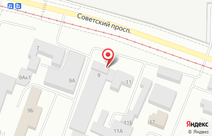 Торгово-сервисная компания Заправка42 на Советском проспекте на карте