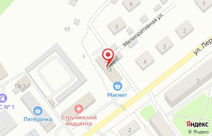 Супермаркет Магнит на улице ПМК на карте