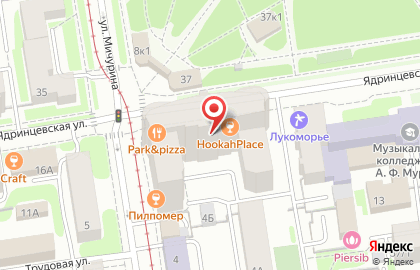 Центр подологической практики Podolog.nsk на Ядринцевской улице на карте