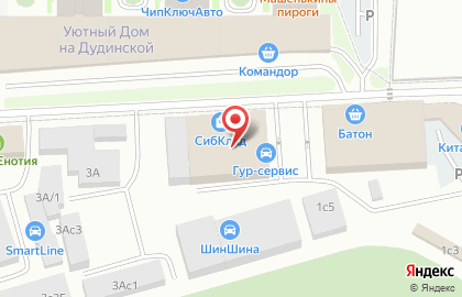 ООО ГУ Поликом на Дудинской улице на карте