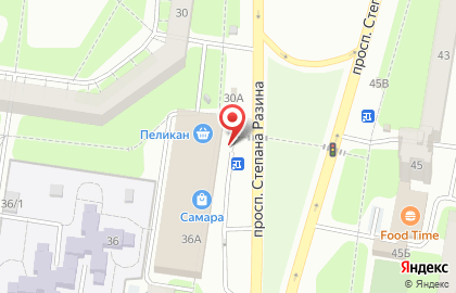 Банкомат СберБанк на проспекте Степана Разина, 36а на карте