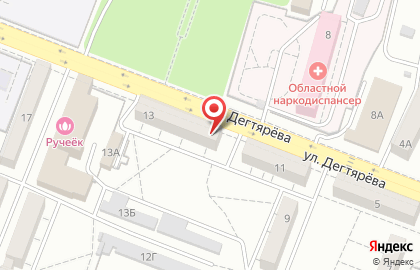 Торговая компания ТехРос в Тракторозаводском районе на карте