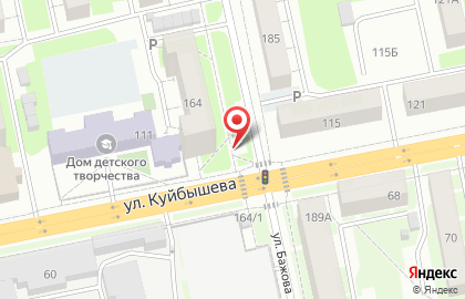 Магазин продуктов на улице Куйбышева 113 на карте