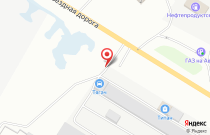 Автомагазин Тягач на Объездной улице на карте