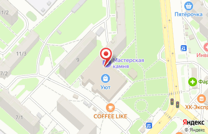Мастерская ОСК в Дзержинском районе на карте