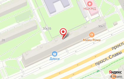 На Славе на карте