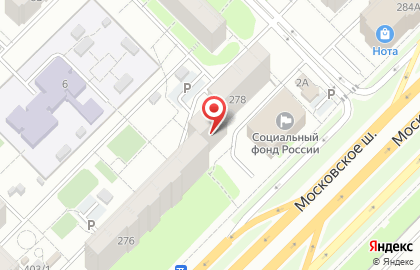 Пункт полиции, Отдел полиции №2, Управление МВД России по г. Самаре на Московском шоссе на карте
