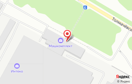 Офисно-складской комплекс Машкомплект на Толмачёвской улице на карте