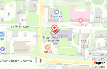 Канский медицинский техникум на карте
