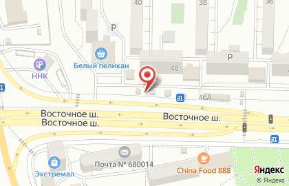 Магазин Мясное изобилие на Восточном шоссе на карте