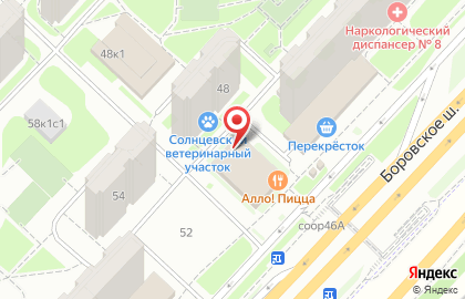 Магазин здорового питания МясновЪ на Боровском шоссе на карте