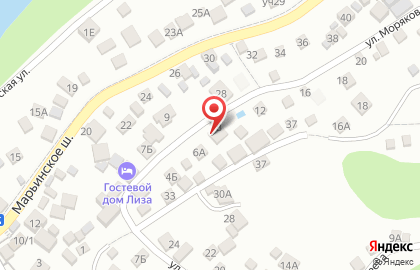 Гостиница Александрия в Лазаревском районе на карте