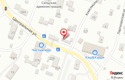Серышевские на Центральной улице на карте