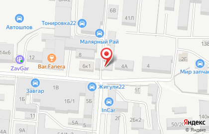 Центр подбора автоэмалей Малярный рай на карте